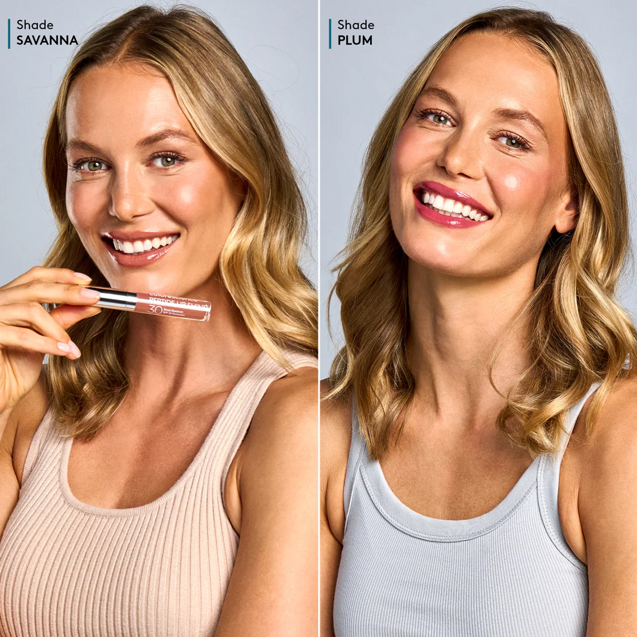 Sunforgettable® Total Protection® DUO PEPTIDE LIP SHINE SPF30 KIT DE 2 PIEZAS SAVANNA Y PLUMP - Image 5