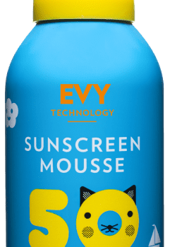 EVY Tecnology FPS 50 – Niños – 150 ml Mousse de protección solar